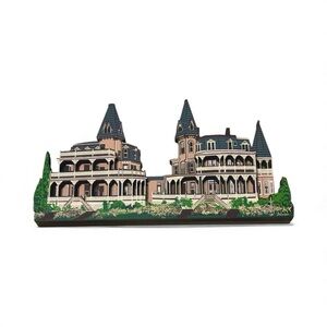 Elegant Angel Sisters Mansion wood Home Art Sculpture by Shelia 2004